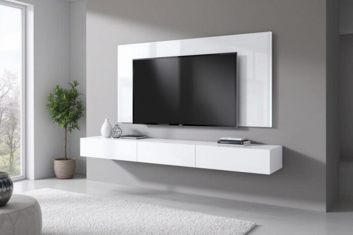 les-meubles-tv-suspendus-une-tendance-esthetique-et-pratique