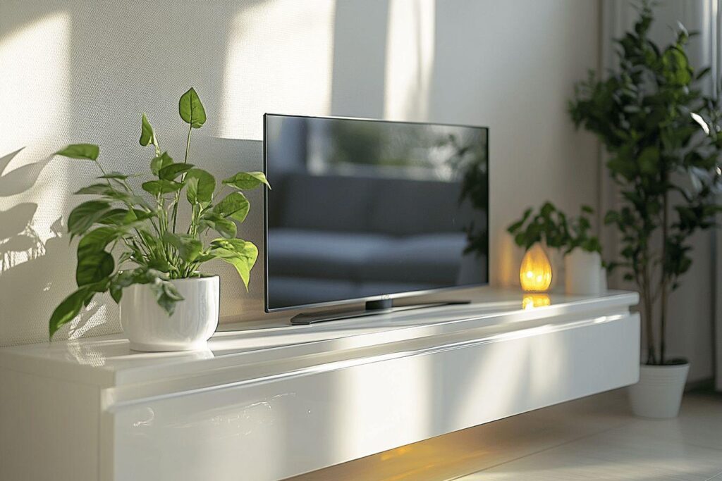 Meuble TV blanc : comment le mettre en valeur dans votre intérieur ?