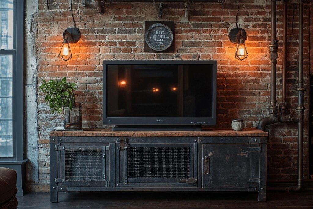 Meuble TV industriel : la tendance loft incontournable