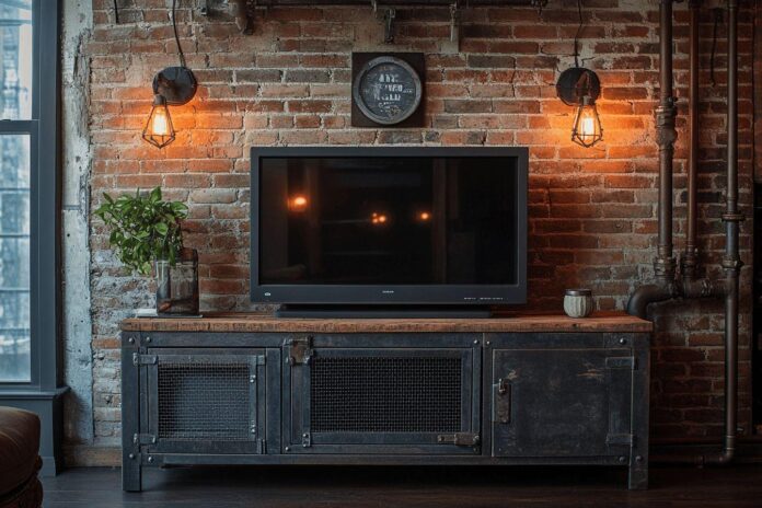meuble-tv-industriel-la-tendance-loft-incontournable