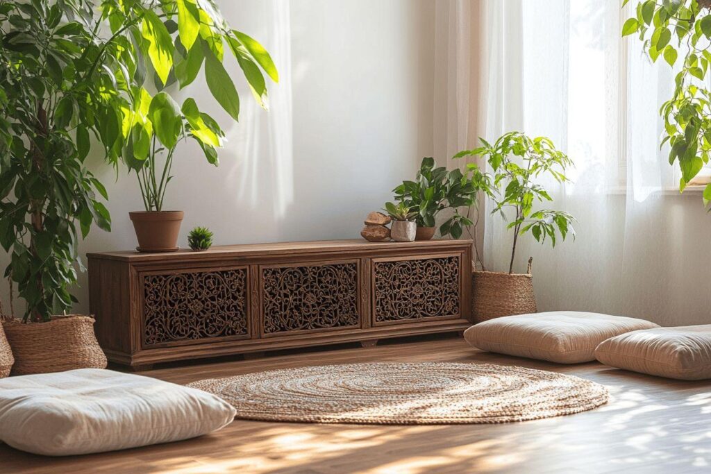 Style bohème : les plus beaux meubles TV pour une ambiance zen