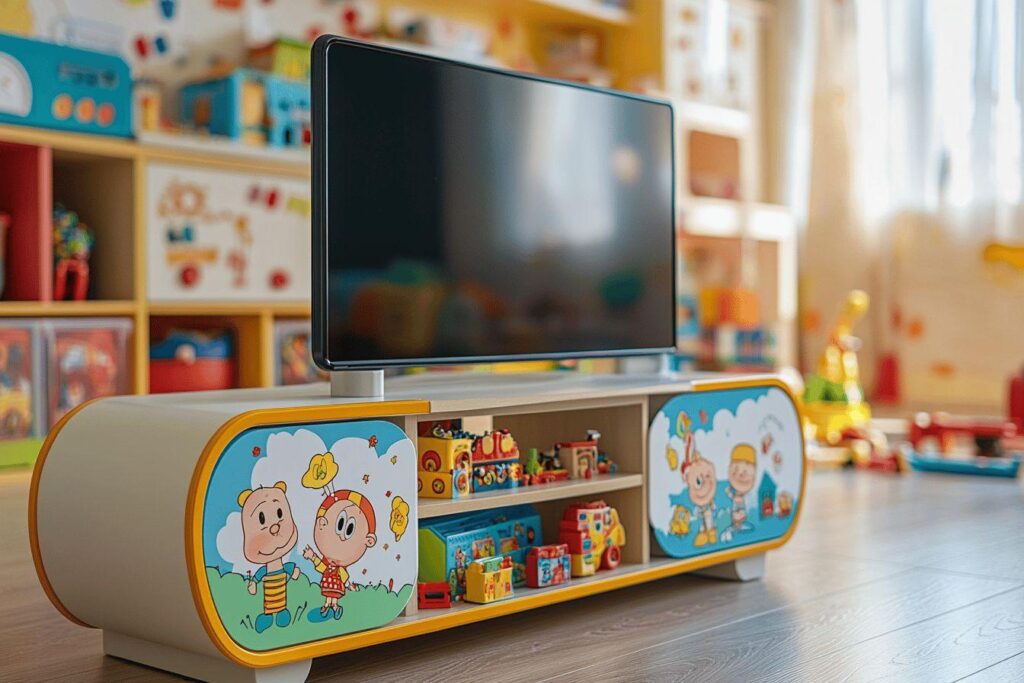 Conseils pratiques pour acheter un meuble TV adapté aux enfants