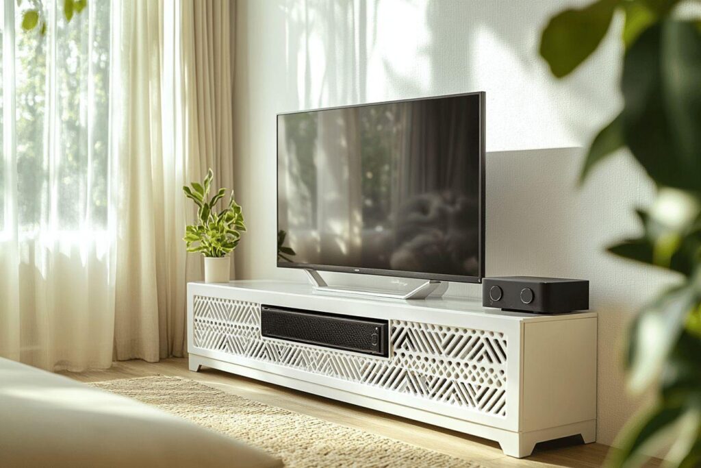 Meuble TV dans un petit salon : astuces déco pour optimiser l&rsquo;espace