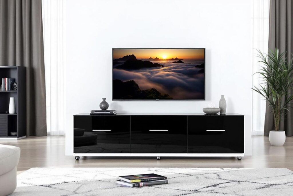 Meubles TV sur roulettes : avantages et critères de sélection