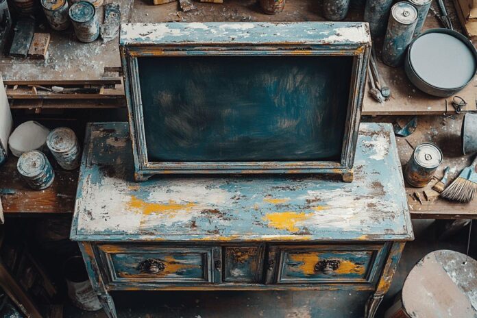 peindre-son-meuble-tv-avec-effet-vieilli-techniques-et-astuces