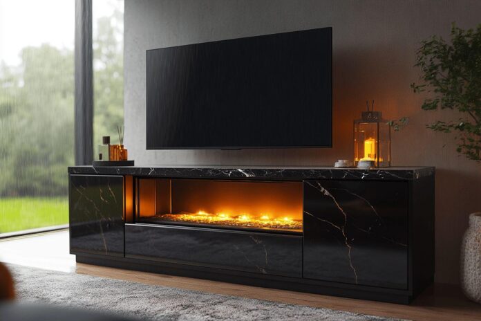 choisir-un-meuble-tv-avec-cheminee-electrique-bonne-ou-mauvaise-idee