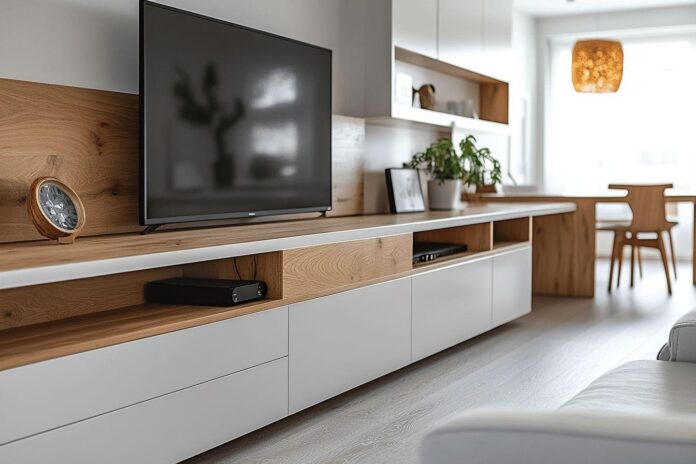 creer-un-meuble-tv-multifonctions-avec-espace-bureau-integre